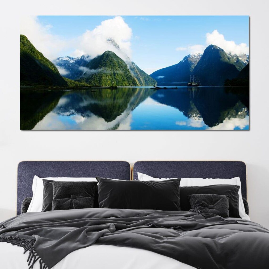 Milford Sound Scenic Landscape Art Print - Image 4