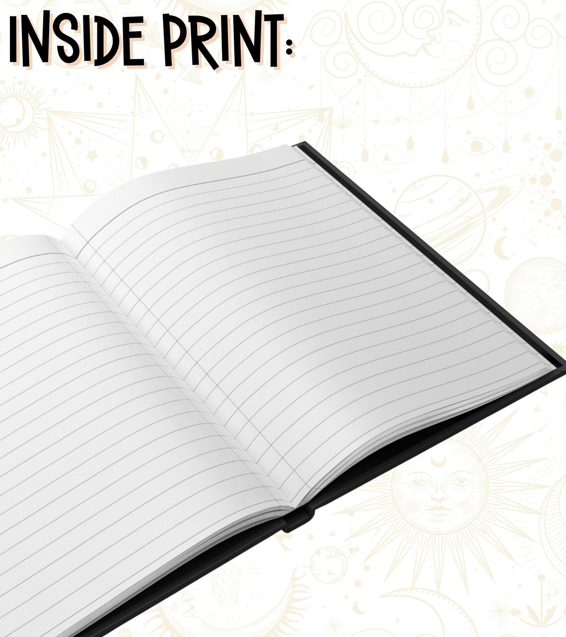 Abstract Alcohol Ink Journal, Matte Notebook Diary - Image 2