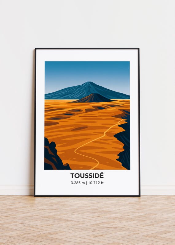Toussid Mountain Poster Print