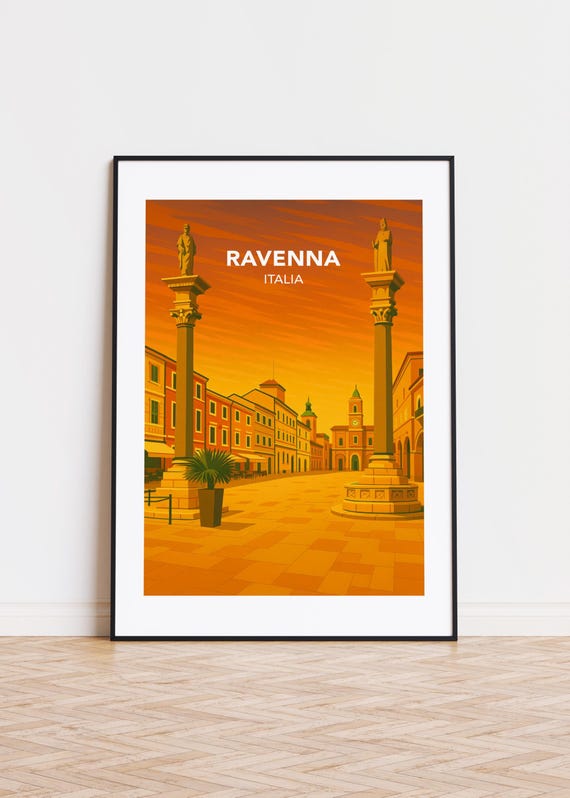 Ravenna Italy Poster Modern City Art Print