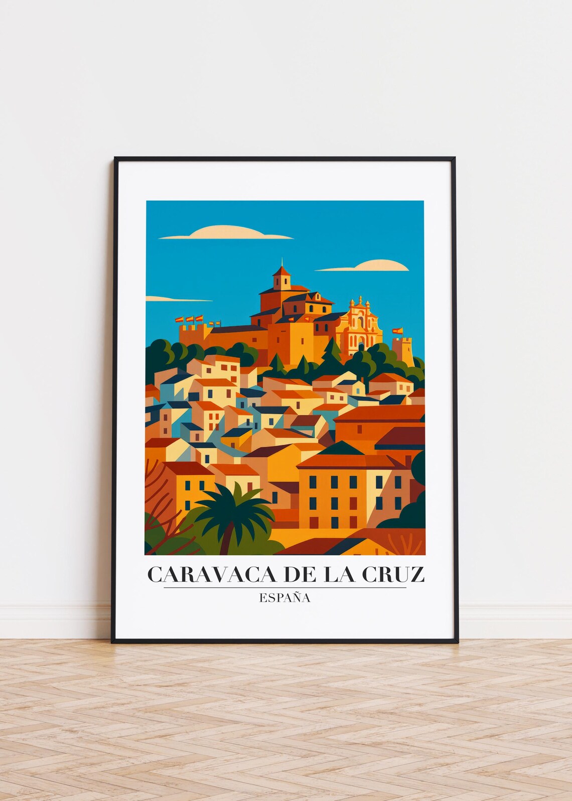 Caravaca De La Cruz, Spain Travel Poster