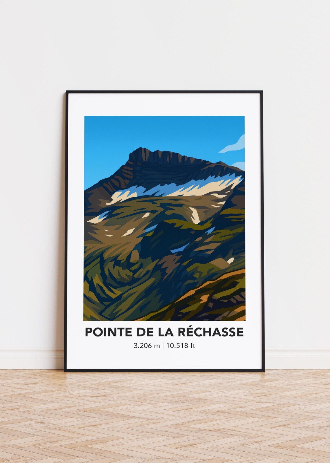 Pointe De La Rchasse Mountain Poster Print