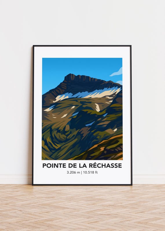 Pointe De La Rchasse Mountain Poster Print