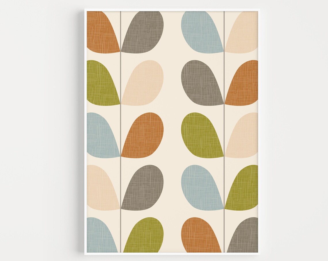 Mid Century Modern Scandinavian Art Print