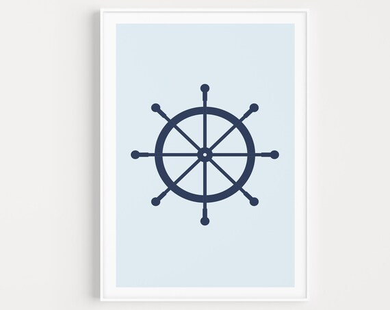 Bathroom Wall Art Prints Nautical Minimalist