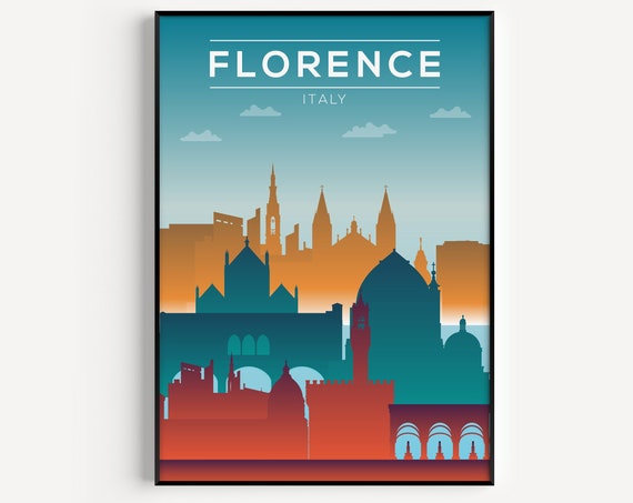 Florence Italy Travel Poster