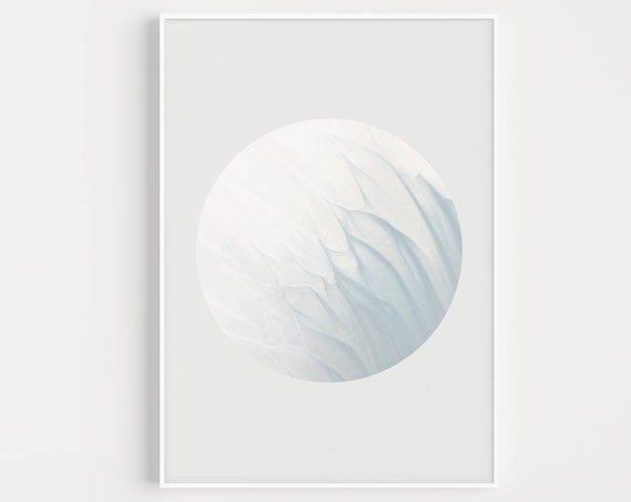 Blue Print Wall Art, Scandinavian Minimalist