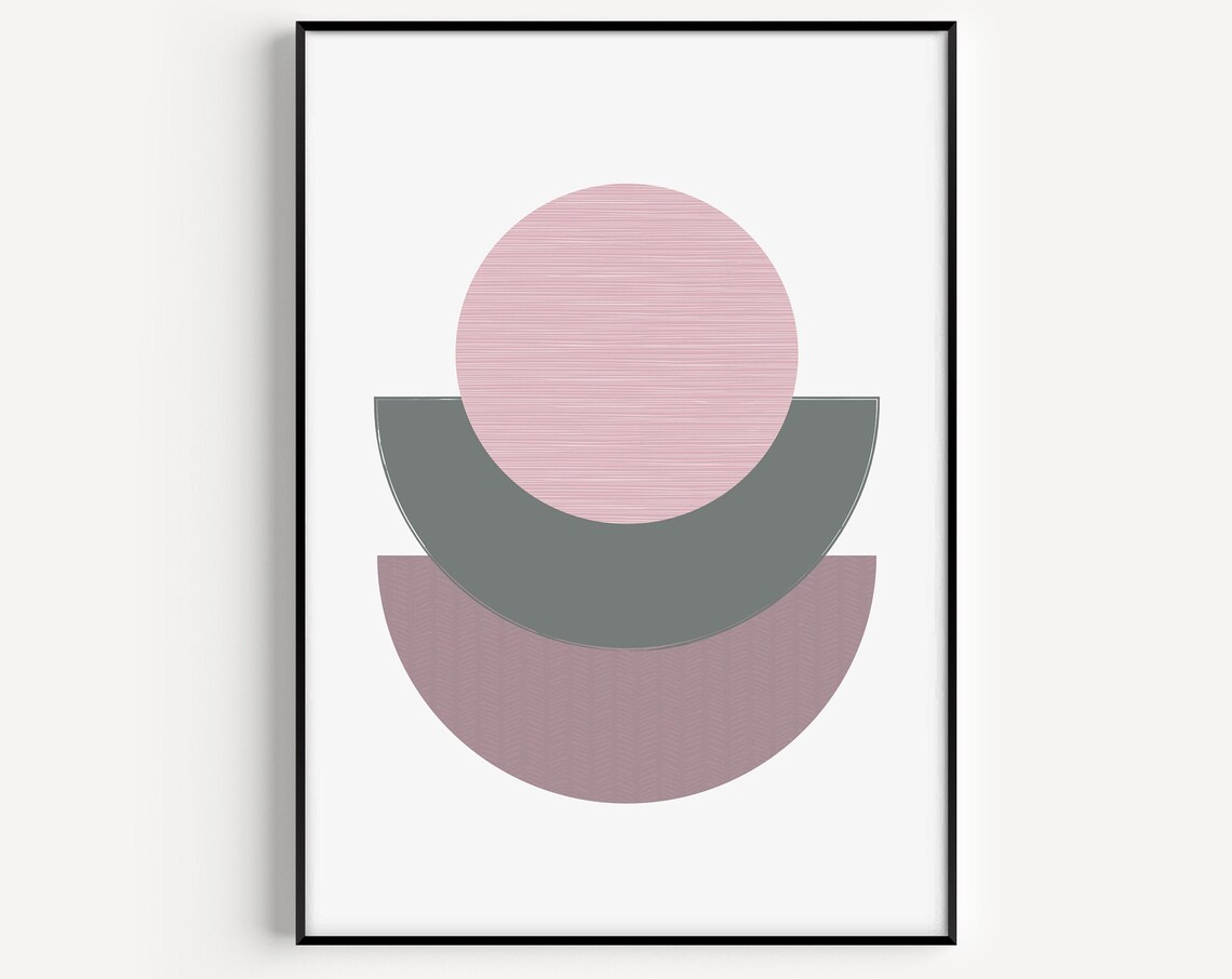 Scandinavian Minimalist Modern Poster Print