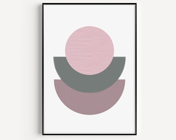 Scandinavian Minimalist Modern Poster Print