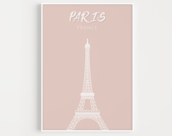 Paris Travel Poster Print