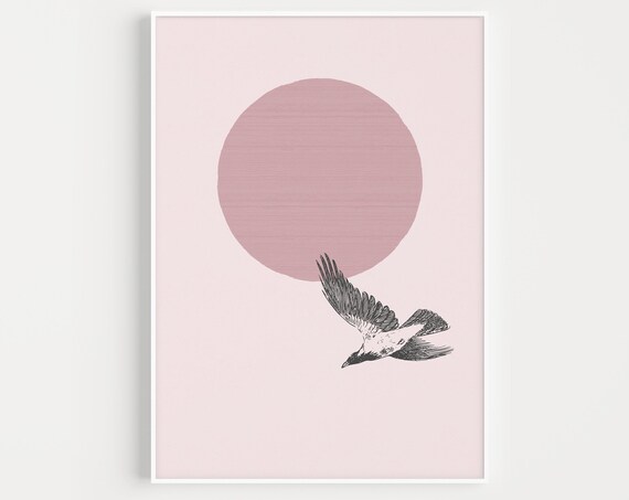 Bird Scandinavian Minimalist Art Print