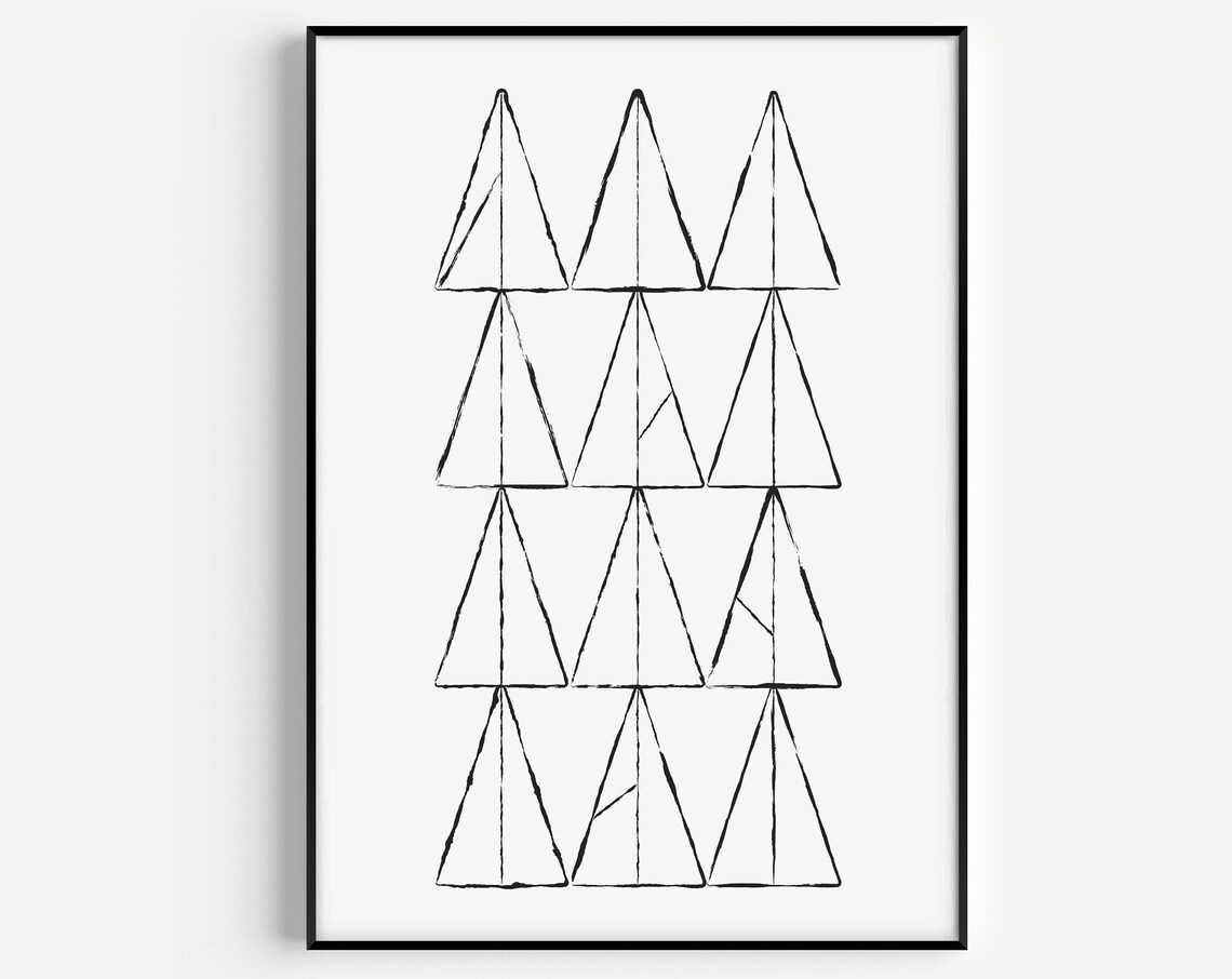 Scandinavian Minimalist Abstract Art Print