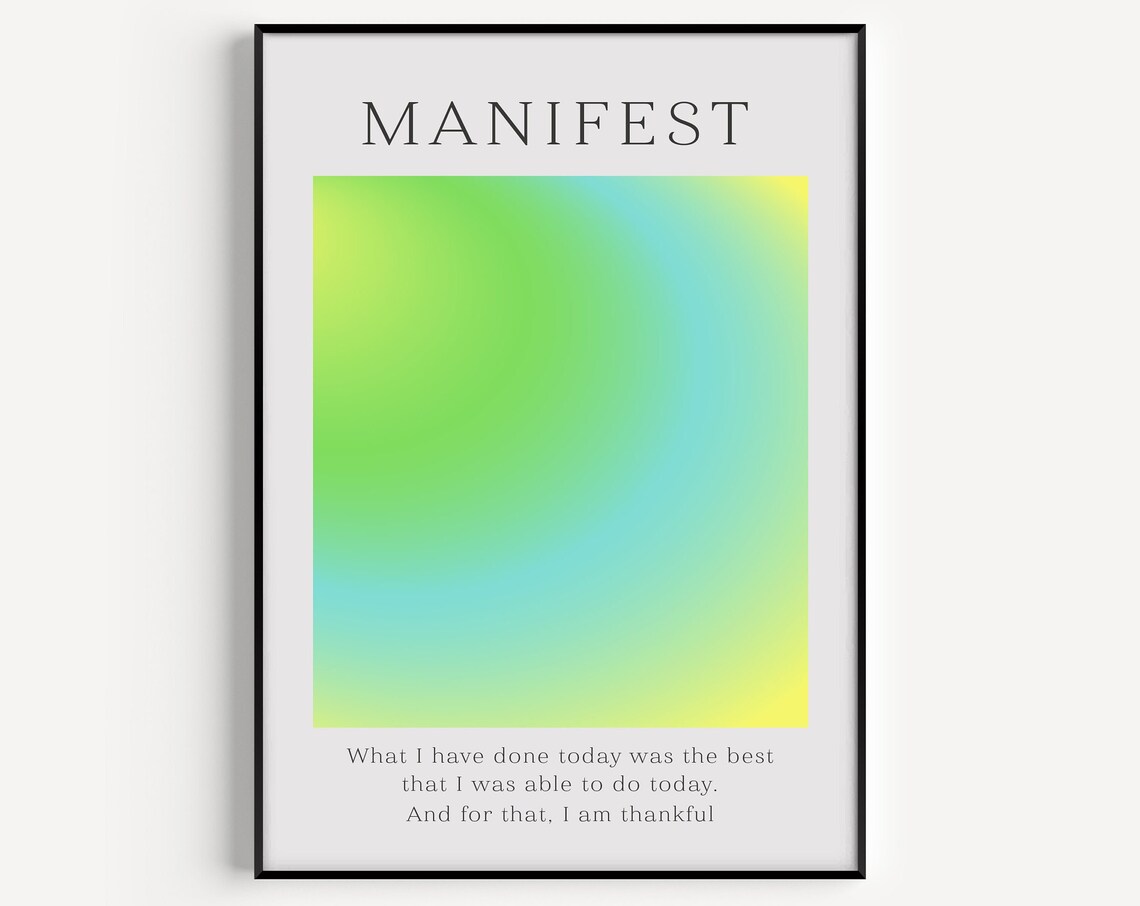 Mindfulness Print, Positive Affirmation Art Print