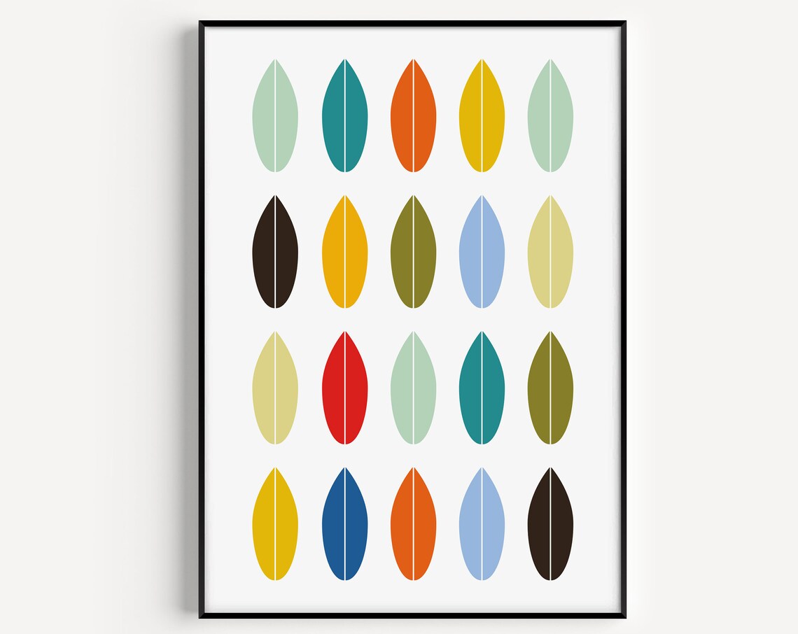 Mid Century Modern Scandinavian Minimalist Art Print
