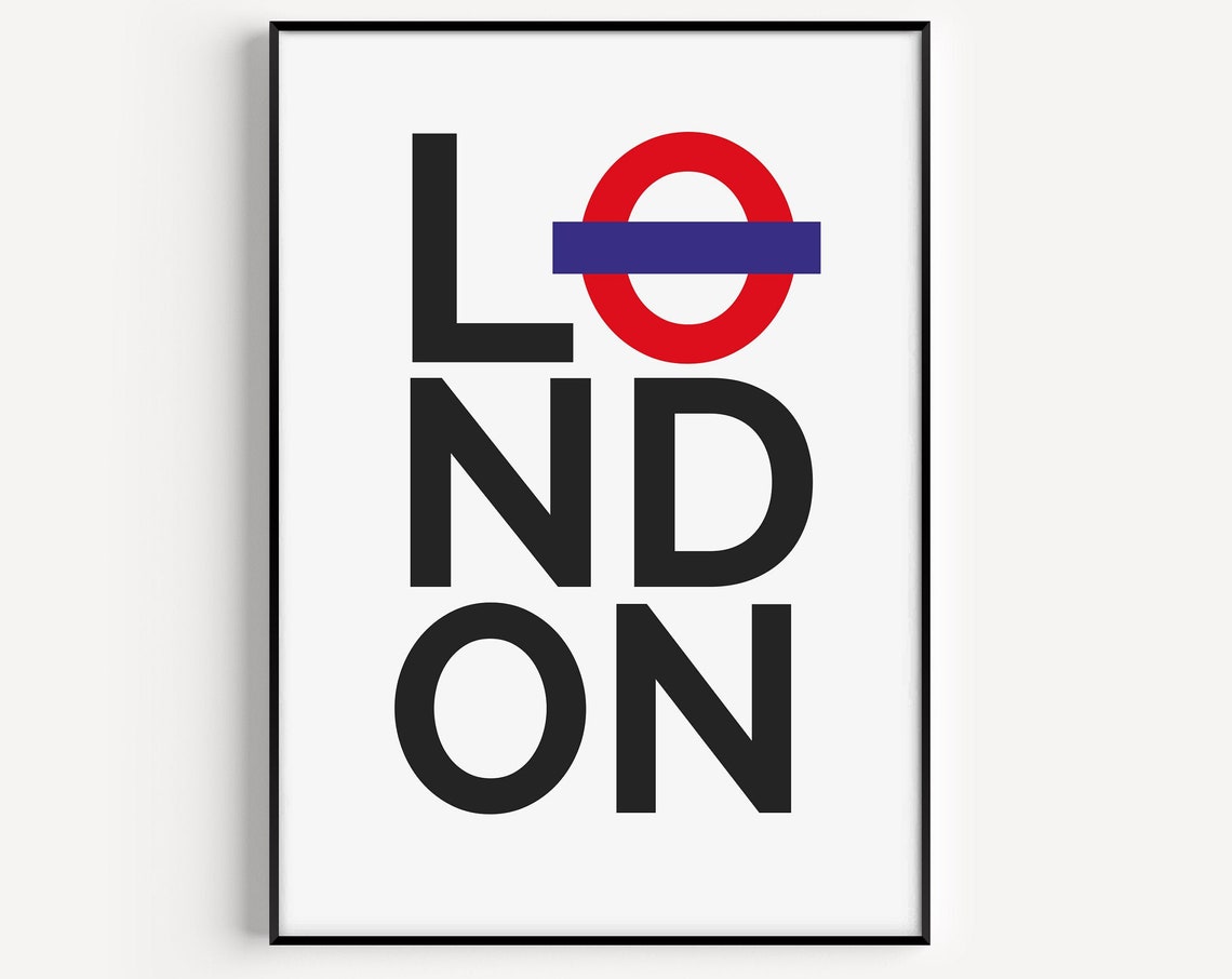 London Minimalist Travel Poster