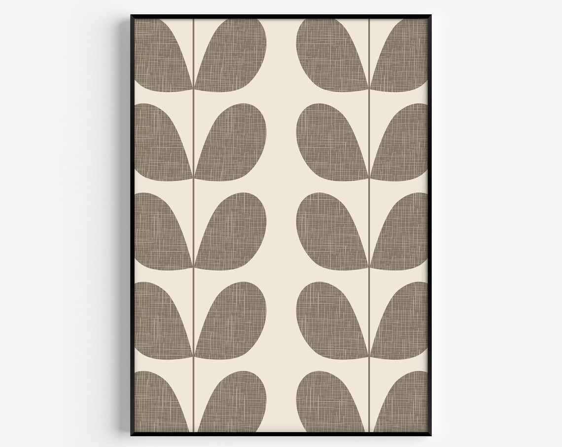 Grey Print Minimalist Scandinavian Art Print