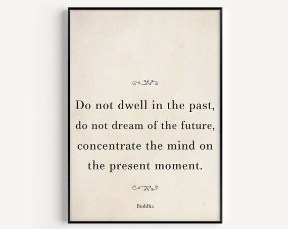 Minimalist Quote Wall Art Print, Inspirational