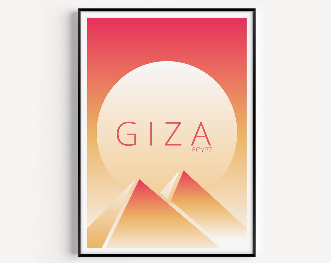 Egypt Minimalist Travel Poster