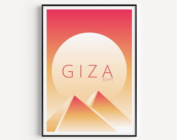 Egypt Minimalist Travel Poster