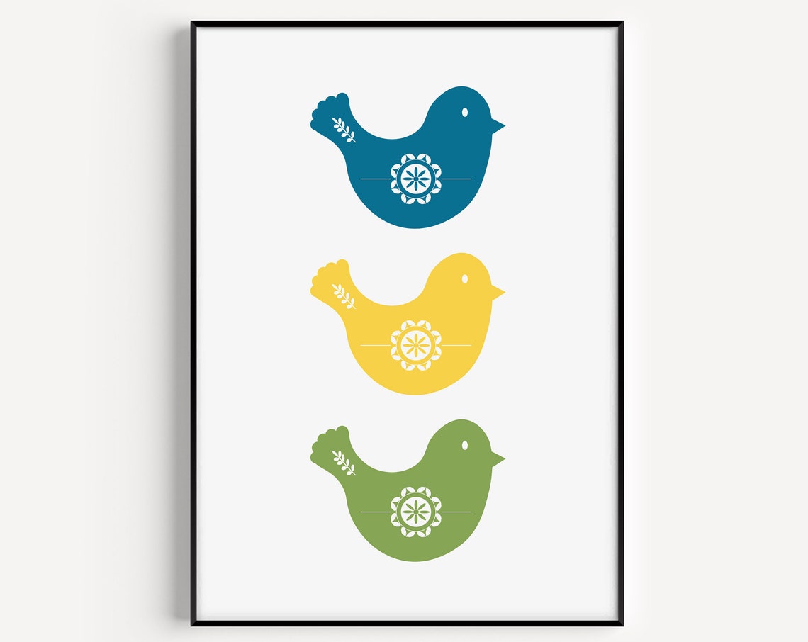 Bird Scandinavian Minimalist Art Print