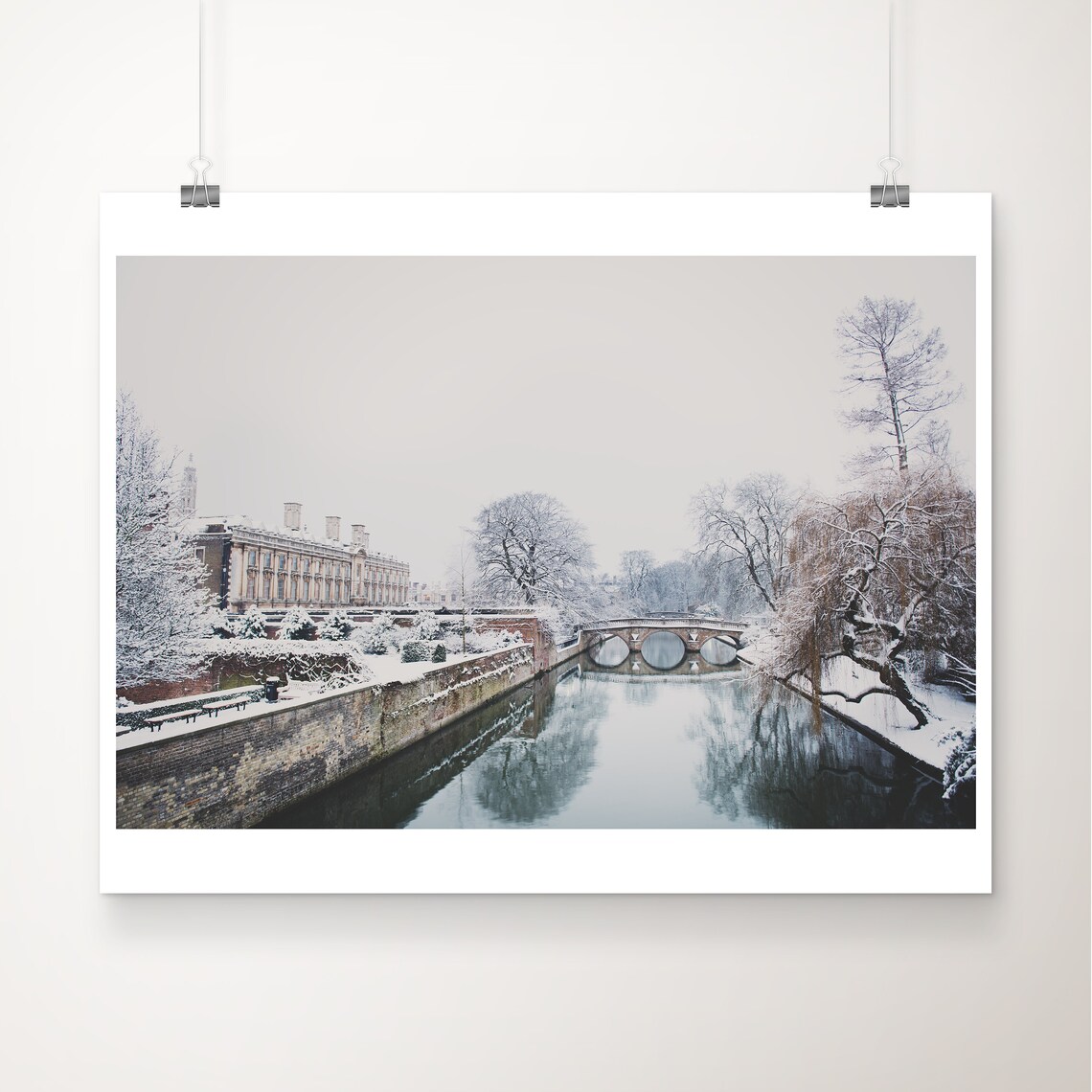 Winter Cambridge Snowy River Art Print