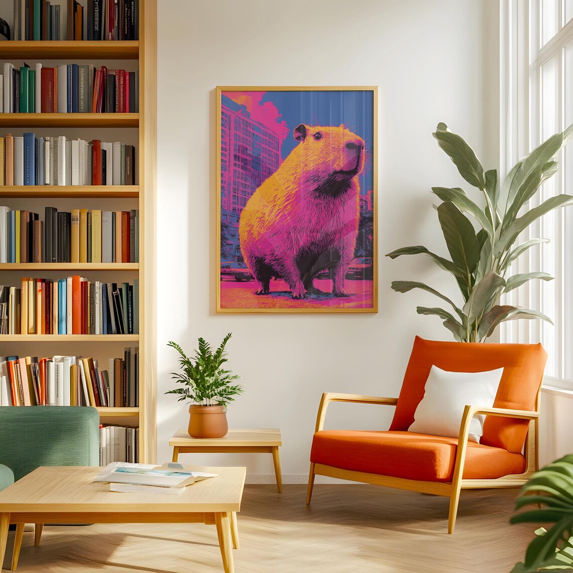 Capybara Cute Animal Nursery Wildlife Art Print - Image 3