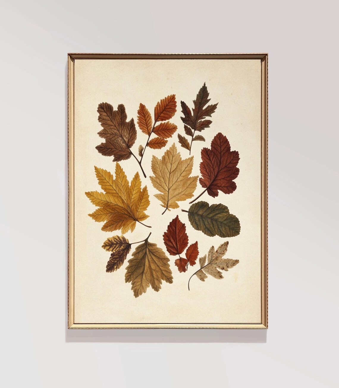 Autumn Dining Room Botanical Wall Art Print