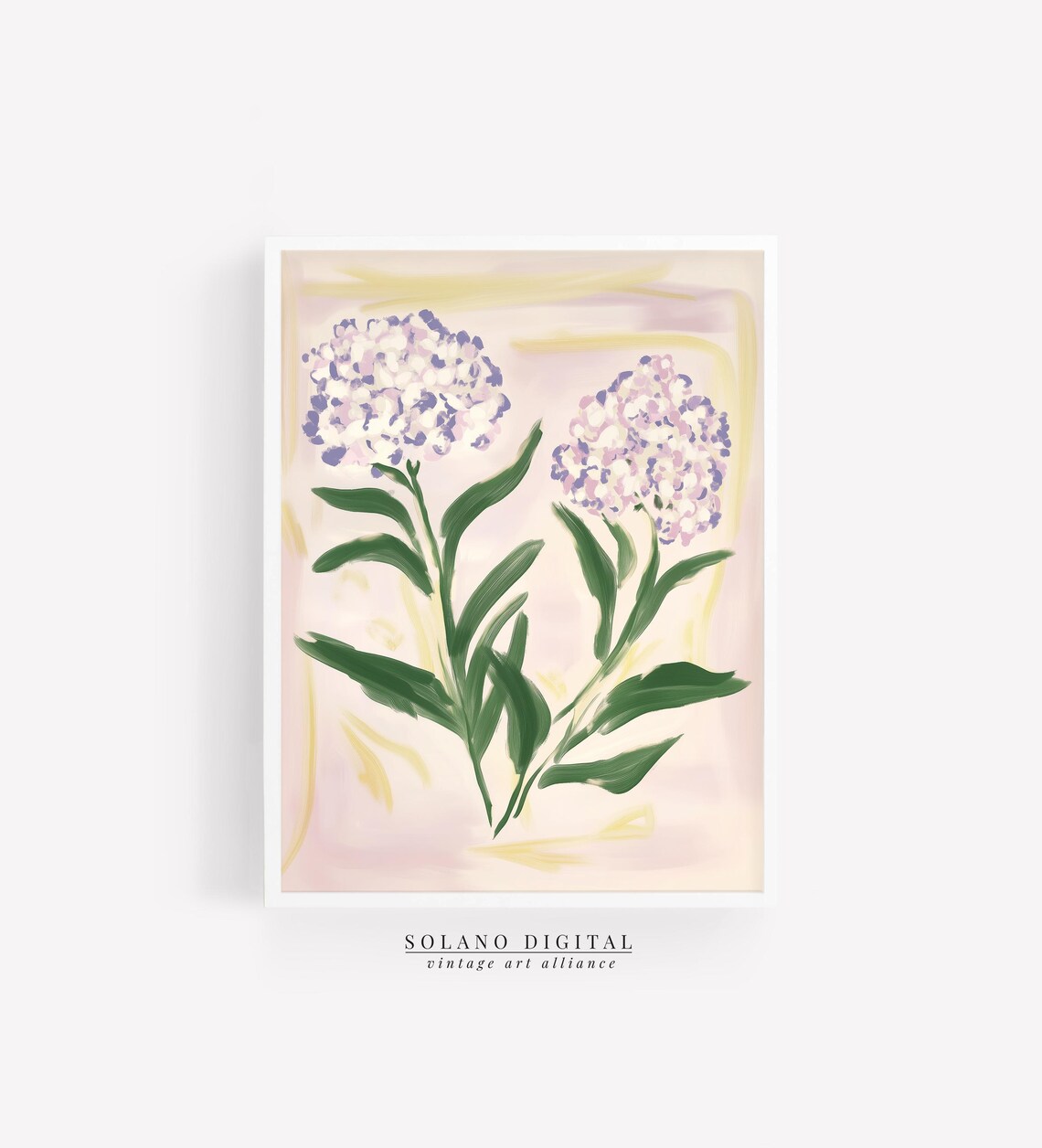 Modern Southern Floral Art Print, Stylish Decor