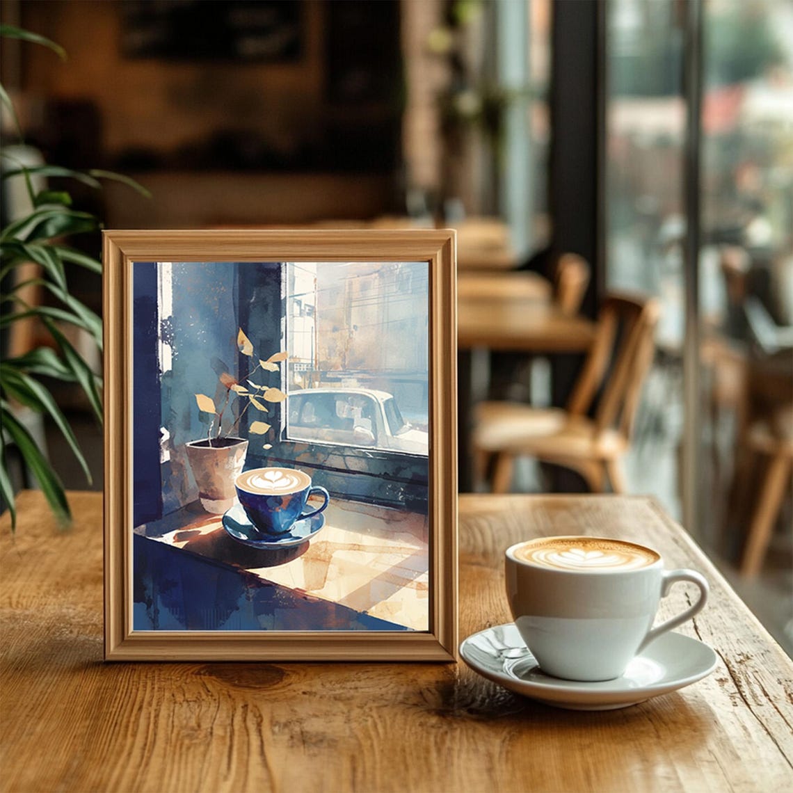 Cappuccino View Art Print Wall - Image 2