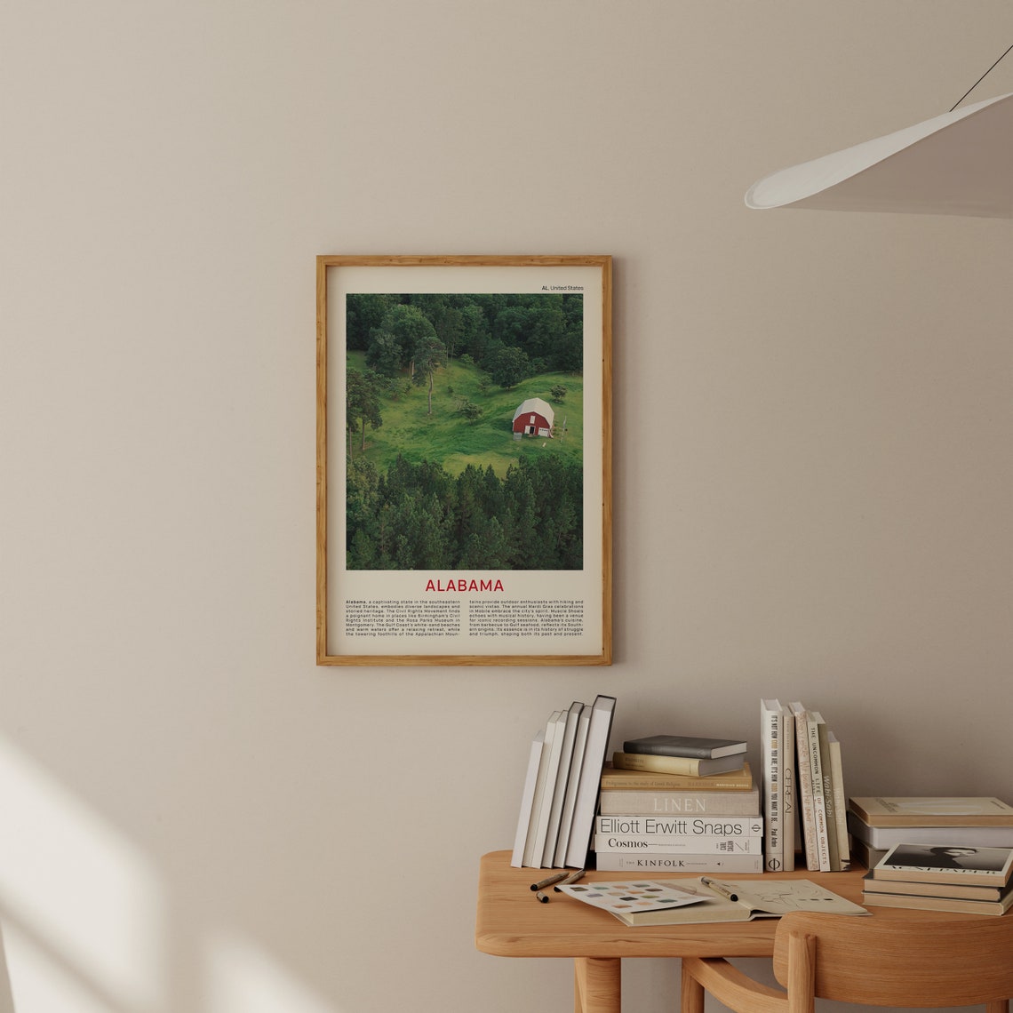 Alabama Print Film Photo Alabama Wall Art Alabama Poster Alabama Photo Alabama Poster Print Alabama Wall Decor Usa Poster Alabama Art - Image 2