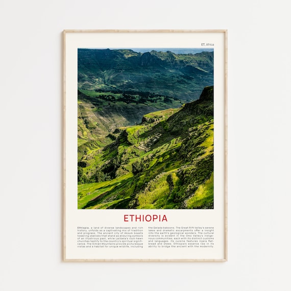 Ethiopia Print Film Photo Ethiopia Wall Art Ethiopia Poster Ethiopia Photo Ethiopia Poster Print Ethiopia Wall Decor Ethiopia Art