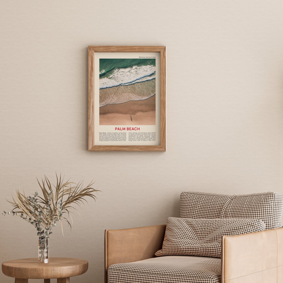 Palm Beach, NSW Australia Travel Poster Print - Image 3
