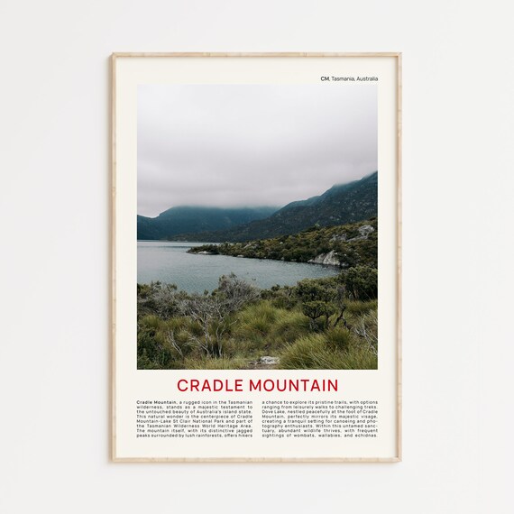 Cradle Mountain Print Film Photo Cradle Mountain Wall Art Cradle Mountain Poster Cradle Mountain Photo Cradle Mountain Poster Print Tas