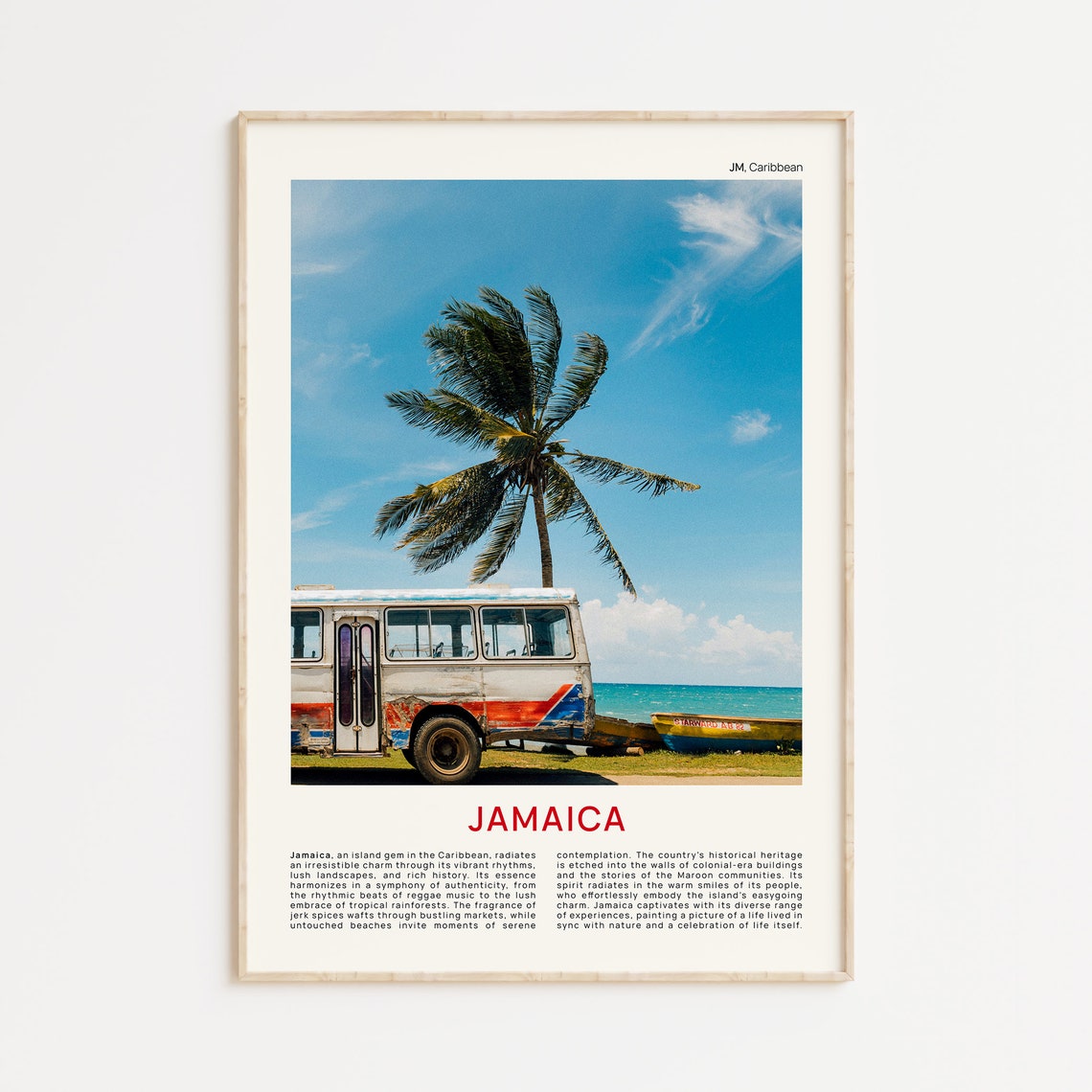 Jamaica Print Film Photo Jamaica Wall Art Jamaica Poster Jamaica Photo Jamaica Poster Print Jamaica Wall Decor Jamaica Art Print