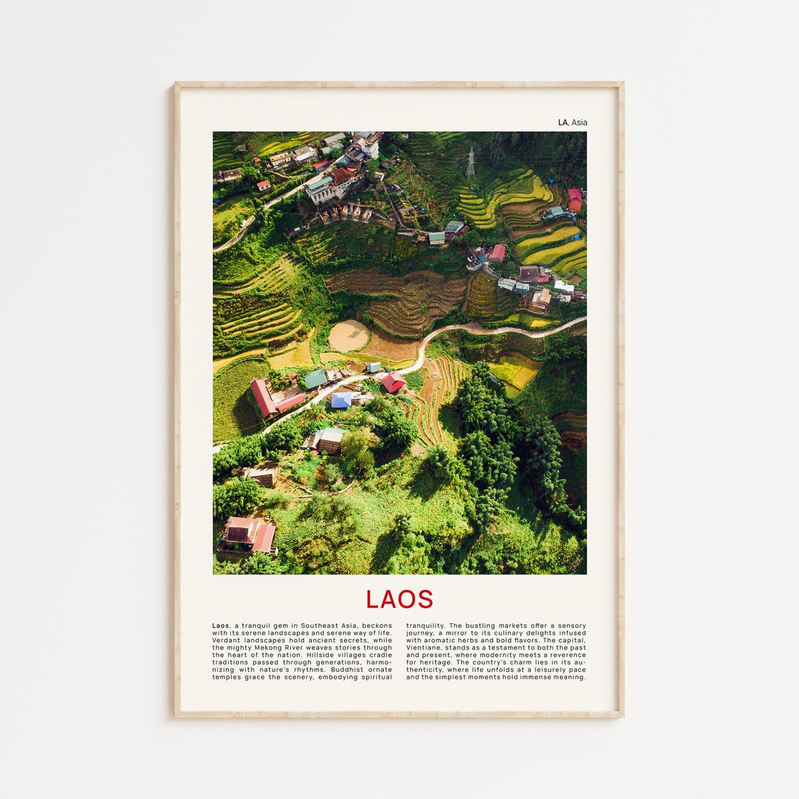 Laos Print Film Photo Laos Wall Art Laos Poster Laos Photo Laos Poster Print Laos Wall Decor Laos Art Travel Poster Laos Photo Print
