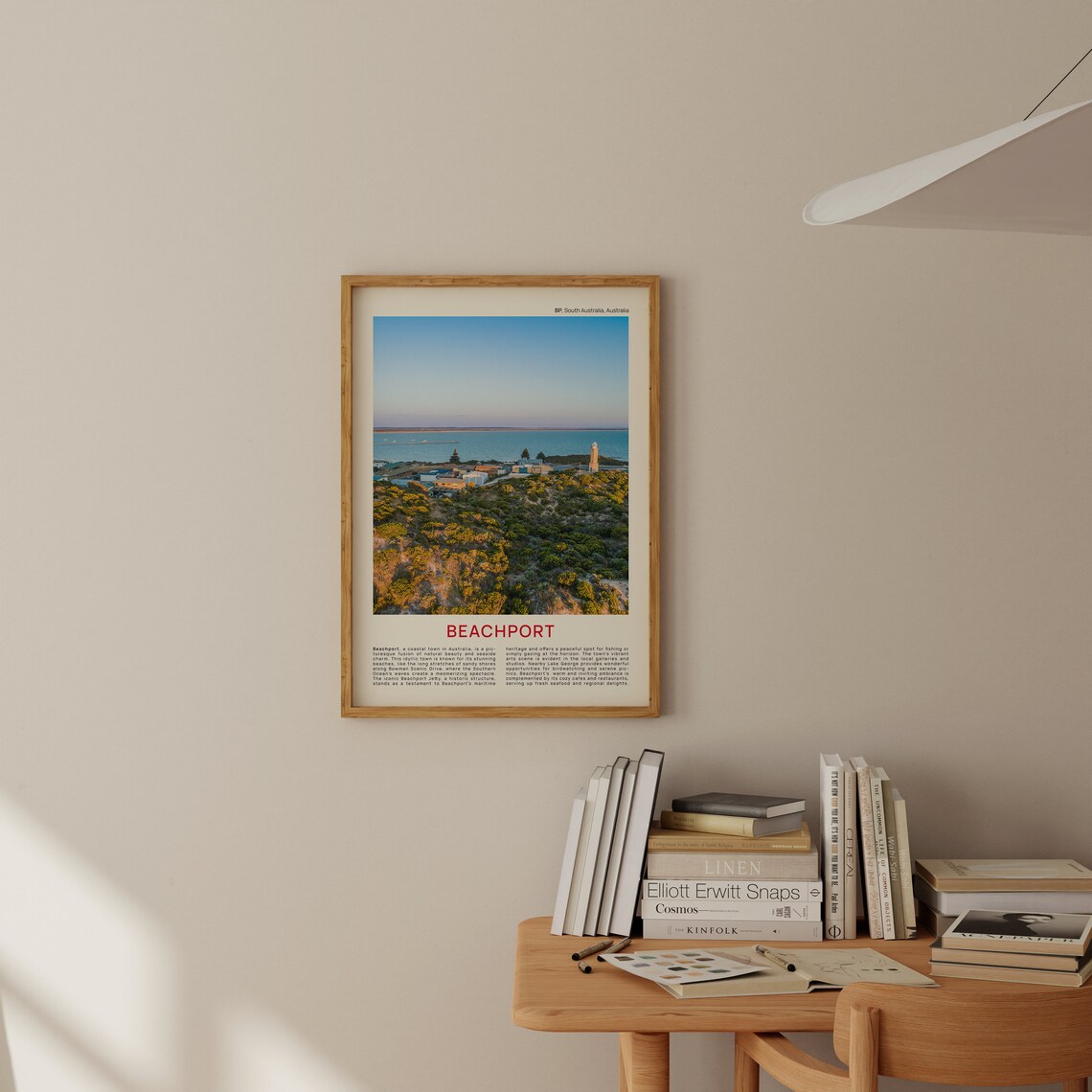 Beachport Australia Lighthouse Historic Jetty Golden Hour Photo Poster - Image 2