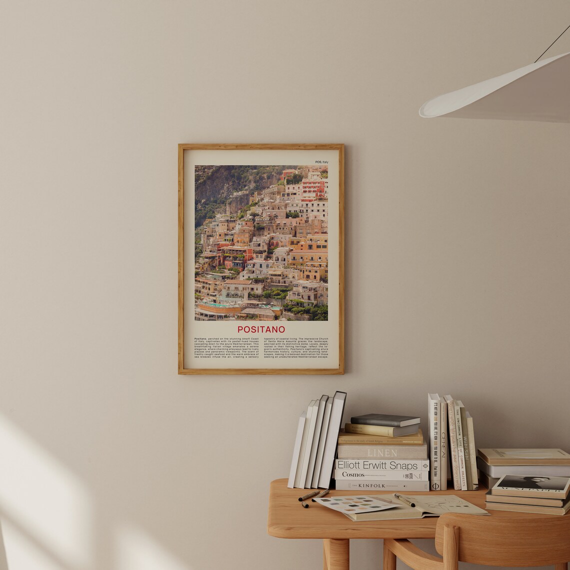 Positano Colorful Cliffside Village Amalfi Coast Italy Photo Poster - Image 2