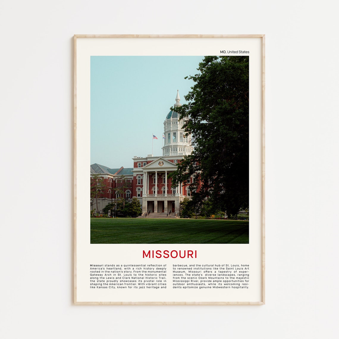 Missouri Print Film Photo Missouri Wall Art Missouri Poster Missouri Photo Missouri Poster Print Missouri Wall Decor Usa Poster Print