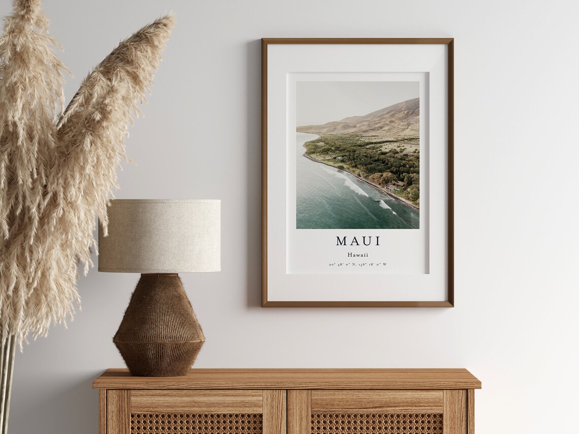 Maui Travel Poster, Hawaii Island Wall Art - Image 2