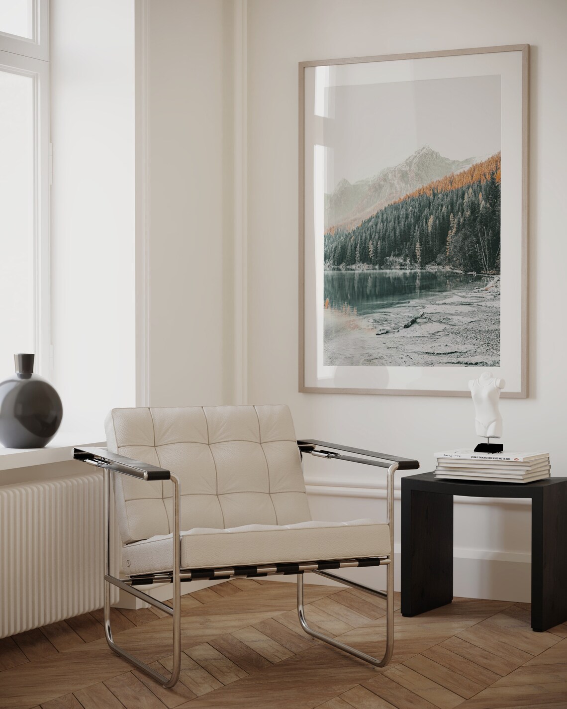 Mountain Print, Minimalist Modern Landscape Art - Image 2