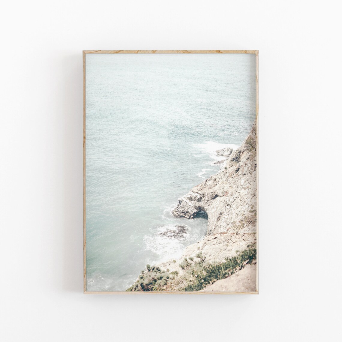 Ocean Beach Art Print, Modern Minimalist Decor - Image 2