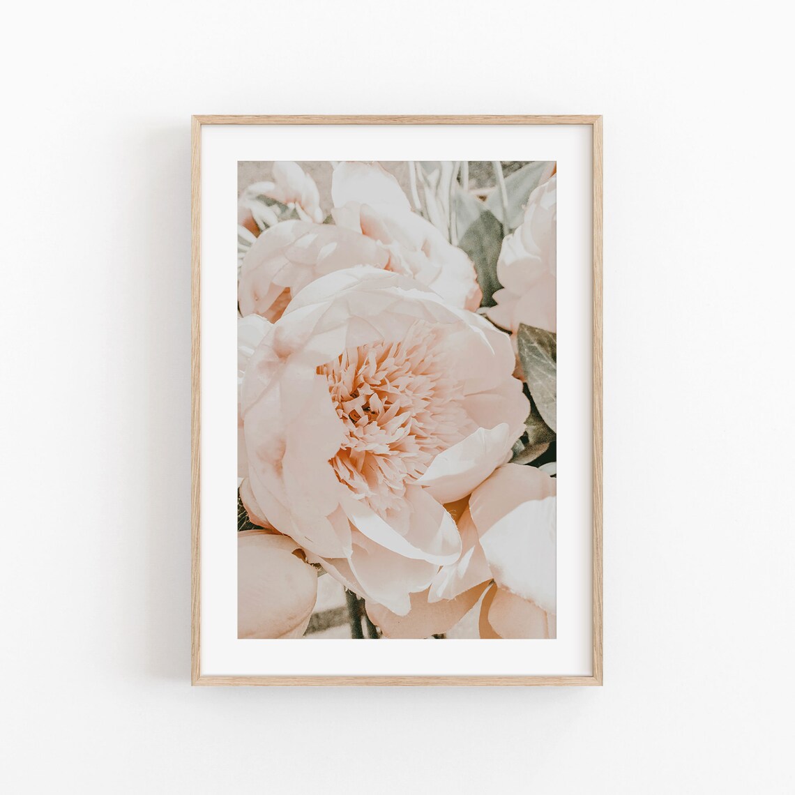 Summer Flowers Print, Modern Minimalist Poster