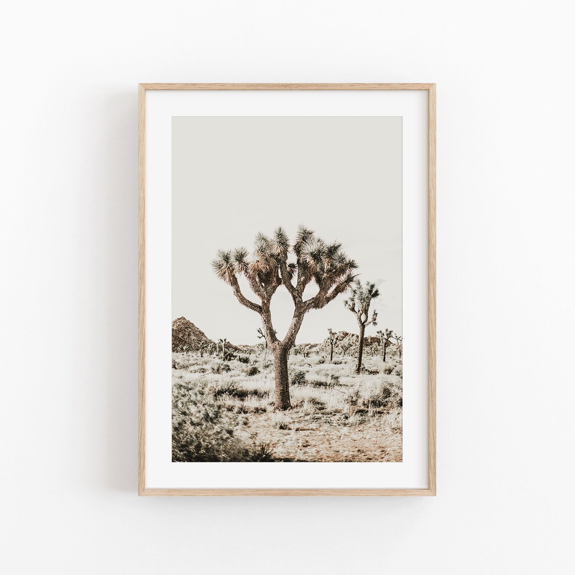 Joshua Tree National Park Travel Poster, Wall Decor