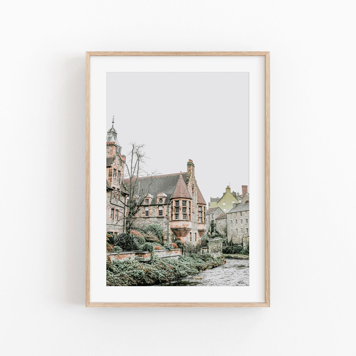 Edinburgh City Print, Cityscape Travel Poster