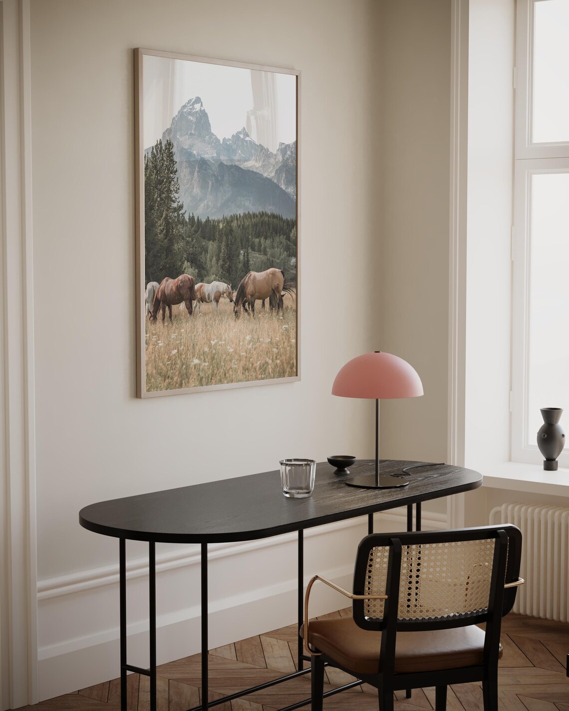 Farmhouse Horse Decor, Horses Running In Field Art Print - Image 3