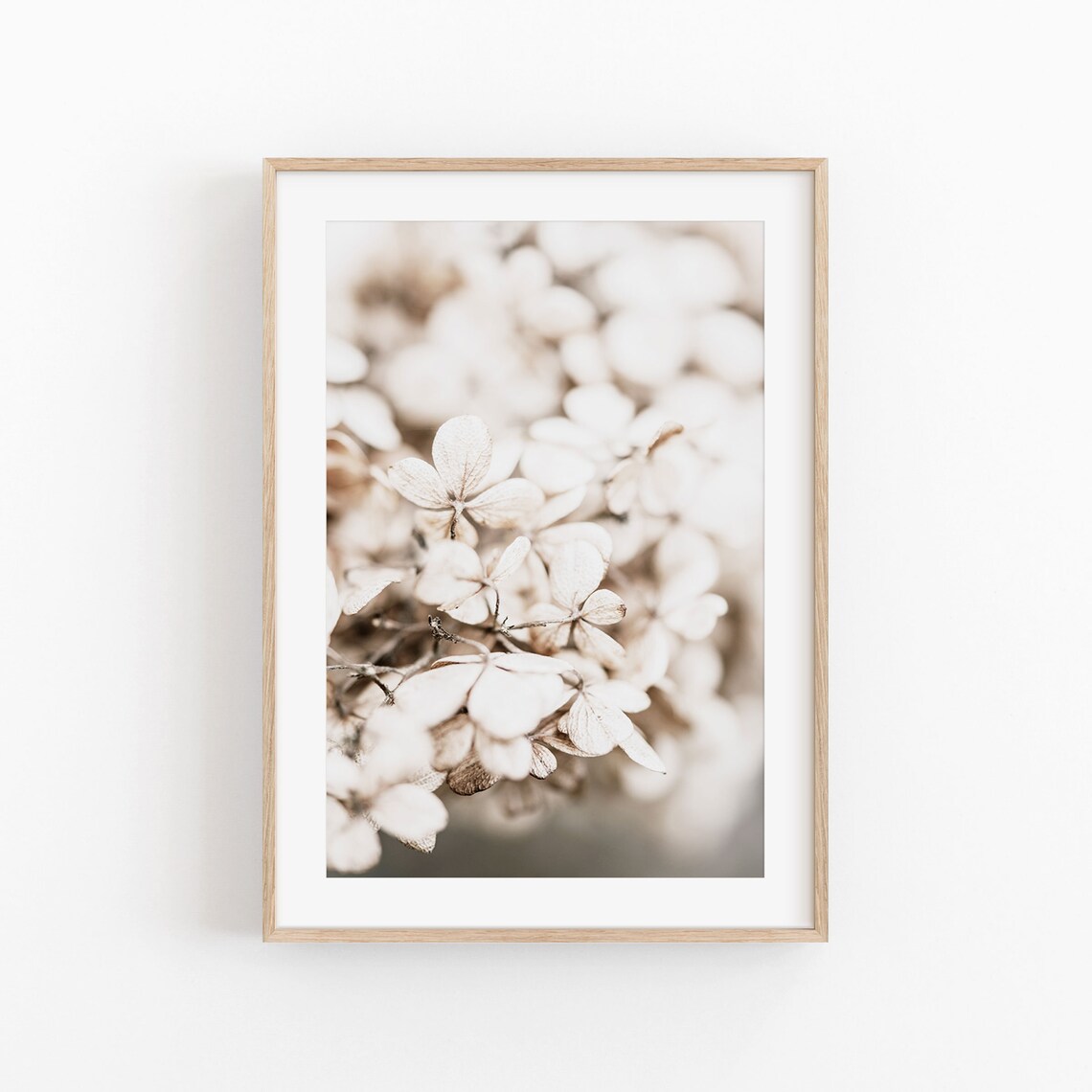 Flowers Print, Modern Minimalist Botanical Poster