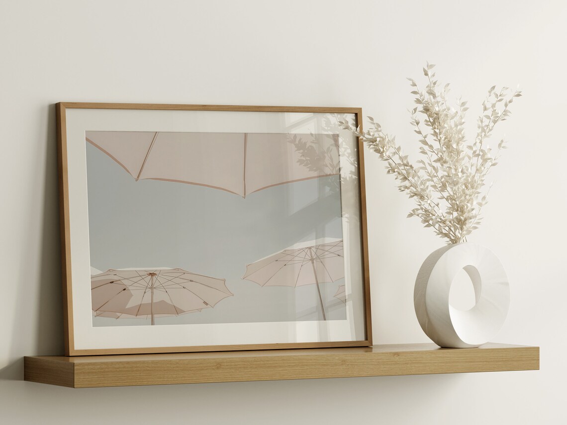 Umbrella Beach Poster, Summer Coastal Decor - Image 2