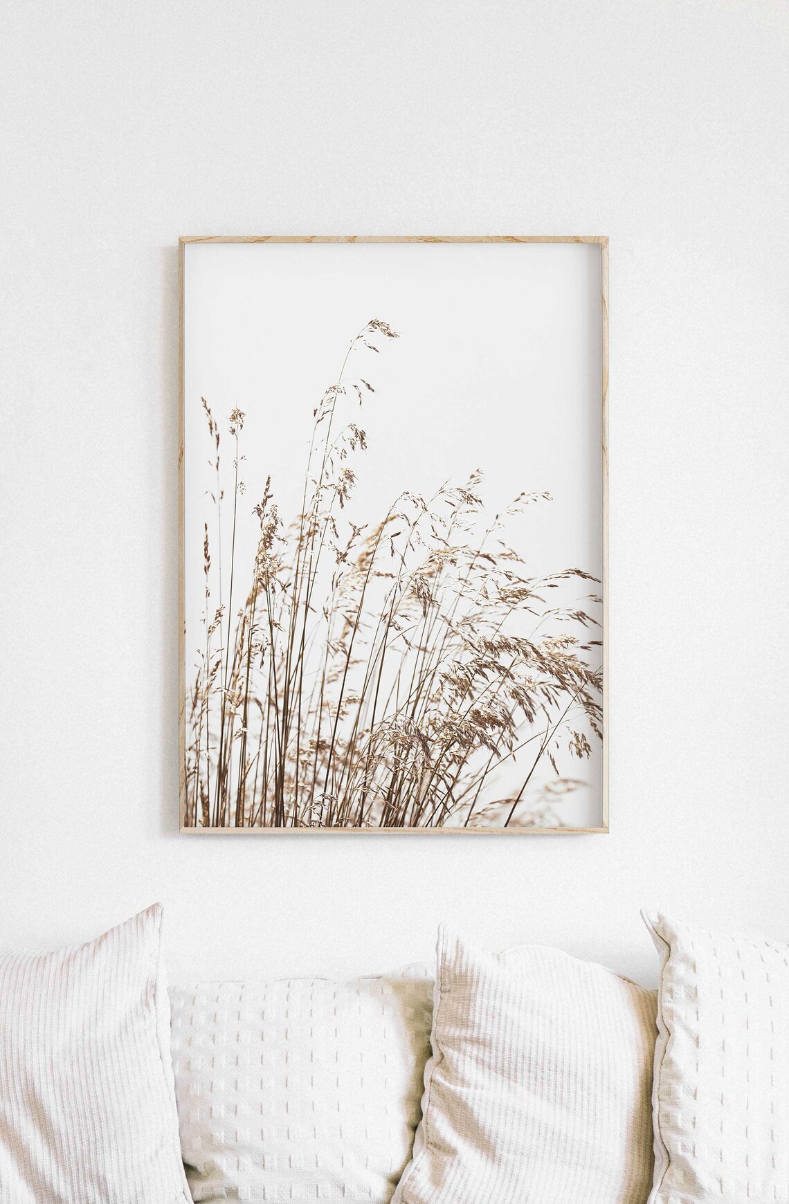 Pampas Grass Farmhouse Art Print, Rustic Decor - Image 2