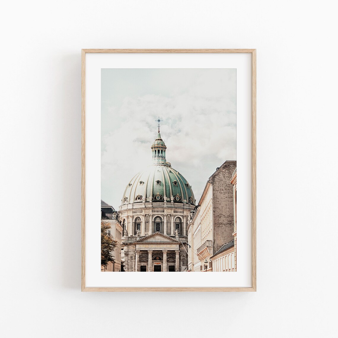 Denmark City Poster, Scandinavian Cathedral Travel Poster - Image 5