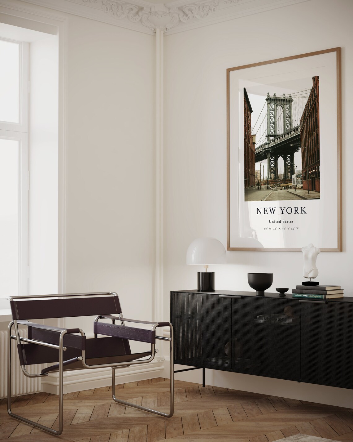 New York City Manhattan Travel Poster Art Print - Image 2